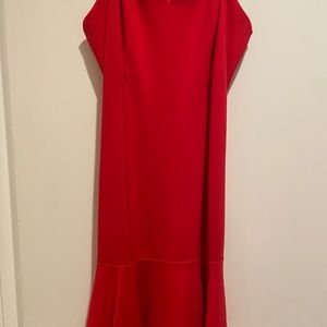 Sexy red strapless dress by Amanda Uprichard. Size medium, like new!